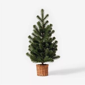 Threshold Studio McGee Medium Pine Artificial Tree in Basket